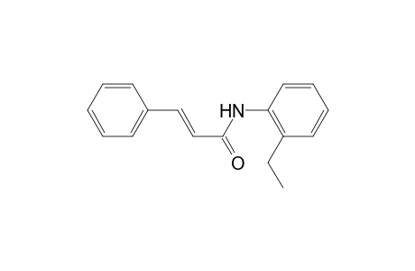 2-Propenamide, N-(2-ethylphenyl)-3-phenyl-, (E)-
