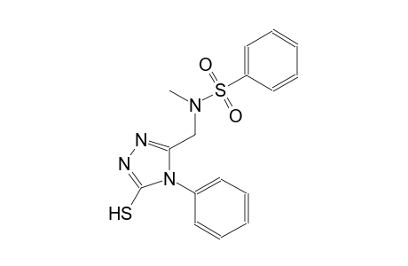 benzenesulfonamide, N-[(5-mercapto-4-phenyl-4H-1,2,4-triazol-3-yl)methyl]-N-methyl-