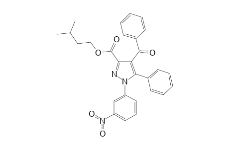 ISOPENTYL-4-BENZOYL-1-(3-NITROPHENYL)-5-PHENYL-1H-PYRAZOLE-3-CARBOXYLATE