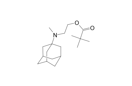2,2-Dimethyl-propionic acid 2-(adamantan-1-yl-methyl-amino)-ethyl ester