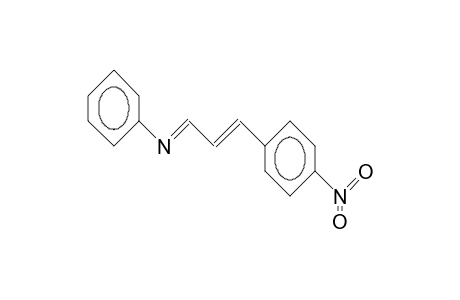 N-(3-[4-Nitro-phenyl]-2-propen-1-ylidene)-aniline