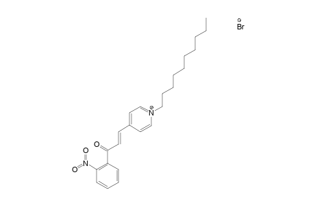 (2E)-1-(2-NITROPHENYL)-3-(N-DECYL-4-PYRIDINIUM-BROMIDE)-2-PROPEN-1-ONE