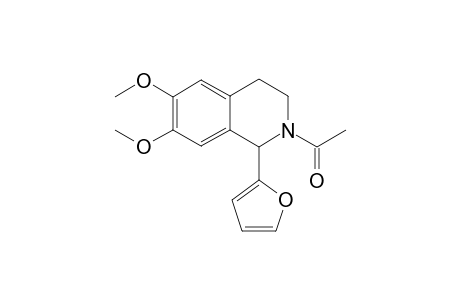 1-(2'-Furyl)-6,7-dimethoxy-2-acetyl-1,2,3,4-tetrahydroisoquinoline
