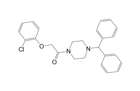 1-benzhydryl-4-[(2-chlorophenoxy)acetyl]piperazine