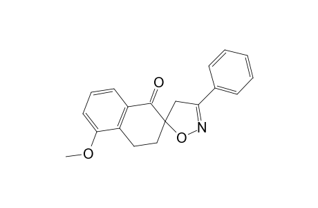 3-Phenyl-spiro[2"-(1-oxo-5-methoxytetrahydro)naphthalene]-5-isoxazoline