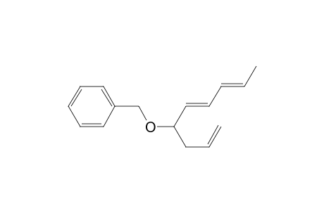 Benzene, [[[1-(2-propenyl)-2,4-hexadienyl]oxy]methyl]-, (E,E)-(.+-.)-