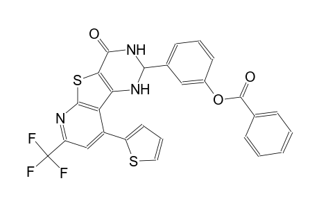 3-[4-oxo-9-(2-thienyl)-7-(trifluoromethyl)-1,2,3,4-tetrahydropyrido[3',2':4,5]thieno[3,2-d]pyrimidin-2-yl]phenyl benzoate