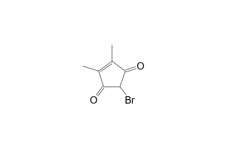 2-Bromo-4,5-dimethyl-4-cyclopentene-1,3-dione