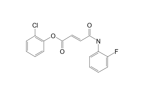 Fumaric acid, monoamide, N-(2-fluorophenyl)-, 2-chlorophenyl ester