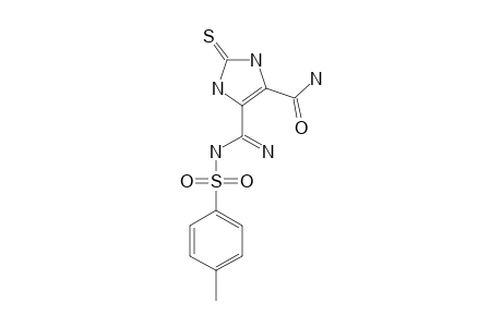1,3-DIHYDRO-2-THIOXO-4-(N(1)-TOSYL)-AMIDINO-2H-IMIDAZOLE-5-CARBOXAMIDE