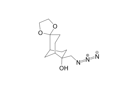 6.alpha.-Azidomethyl-6.beta.-hydroxybicyclo[3.3.1]nonan-2-one 2-ethylene acetal