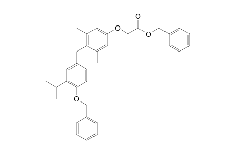 Benzyl 2-(4-(4-(benzyloxy)-3-isopropylbenzyl)-3,5-dimethylphenoxy)acetate