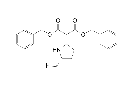 (R)2-(5-Iodomethylpyrrolidin-2-ylidene)malonic acid dibenzyl ester