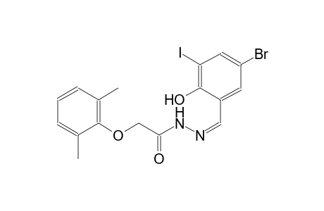 N'-[(Z)-(5-bromo-2-hydroxy-3-iodophenyl)methylidene]-2-(2,6-dimethylphenoxy)acetohydrazide