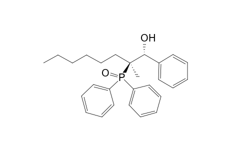 (1R*,2R*)-(1R*,2S*)-2-Diphenylphosohinoyl-2-methyl-1-phenyloctan-1-ol