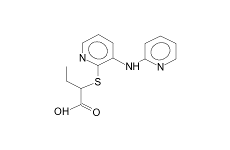 2-[3-(2-pyridyl)amino-2-pyridylthio]butanoic acid