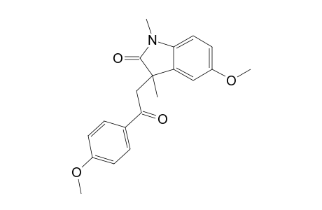 5-Methoxy-3-[2-(4-methoxy-phenyl)-2-oxoethyl]-1,3-dimethyl-indolin-2-one