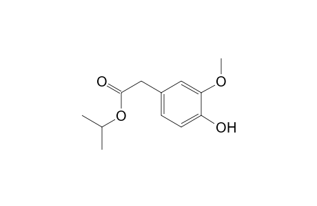 Isopropyl-2-(4-hydroxy-3-methoxy-phenyl)acetate