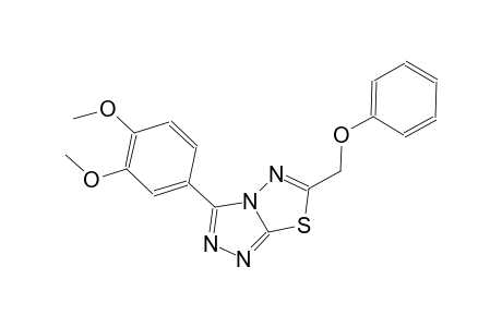 3-(3,4-dimethoxyphenyl)-6-(phenoxymethyl)[1,2,4]triazolo[3,4-b][1,3,4]thiadiazole