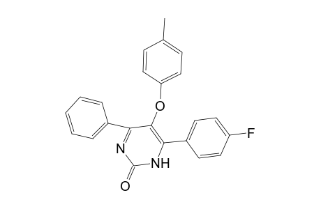 2(1H)-Pyrimidinone, 4-(4-fluorophenyl)-5-(4-methylphenoxy)-6-phenyl-