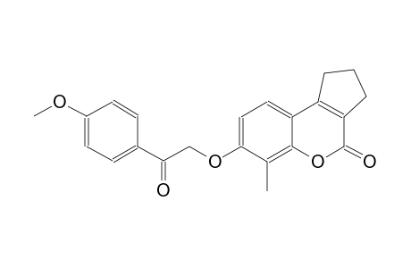 7-[2-(4-methoxyphenyl)-2-oxoethoxy]-6-methyl-2,3-dihydrocyclopenta[c]chromen-4(1H)-one