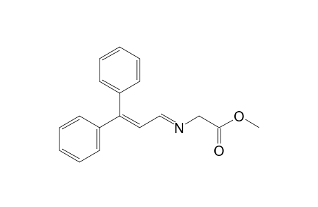 N-(Methoxycarbonylmethyl)-3,3-diphenylprop-2-enimine