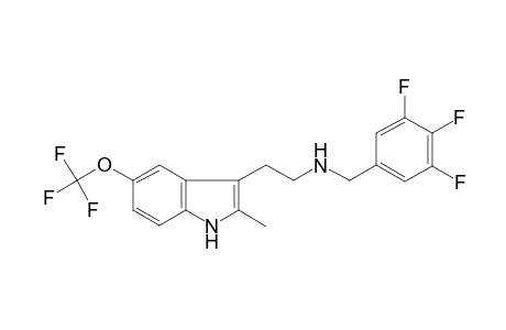 2-[2-methyl-5-(trifluoromethoxy)-1H-indol-3-yl]-N-(3,4,5-trifluorobenzyl)ethanamine