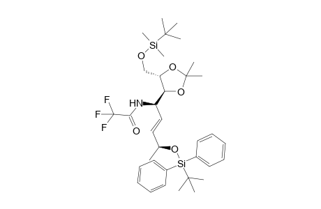 N-[(E,1R,4S)-1-[(4S,5S)-5-[[tert-butyl(dimethyl)silyl]oxymethyl]-2,2-dimethyl-1,3-dioxolan-4-yl]-4-[tert-butyl(diphenyl)silyl]oxy-pent-2-enyl]-2,2,2-trifluoro-acetamide