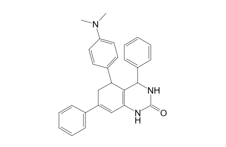 5-(4-Dimethylaminophenyl)-4,7-diphenyl-3,4,5,6-tetrahydroquinazolin-2(1H)-one