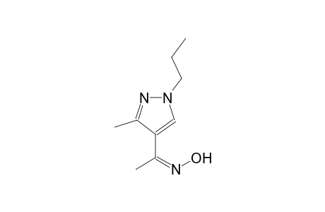 ethanone, 1-(3-methyl-1-propyl-1H-pyrazol-4-yl)-, oxime, (1Z)-