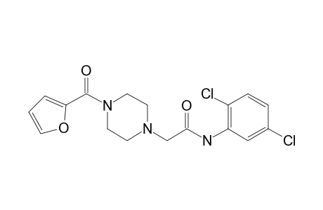 N-(2,5-Dichlorophenyl)-2-[4-(furan-2-carbonyl)piperazin-1-yl]acetamide