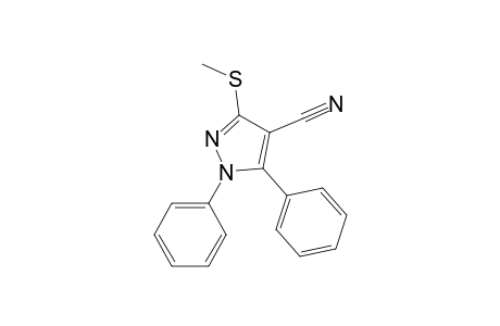 4-Cyano-3-methylmercapto-1,5-diphenyl-pyrazol
