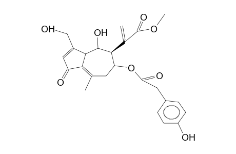 METHYL-2-OXO-6A,15-DIHYDROXY-8A-(P-HYDROXYPHENYLACETOXY)-GUAIA-1(10),3,11-TRIEN-5AH-12-OATE