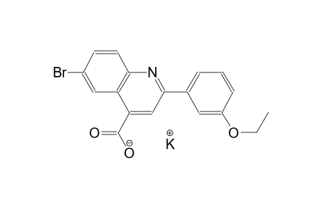 potassium 6-bromo-2-(3-ethoxyphenyl)-4-quinolinecarboxylate