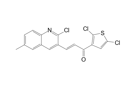 (2E)-3-(2-Chloro-6-methylquinolin-3-yl)-1-(2,5-dichlorothien-3-yl)prop-2-en-1-one