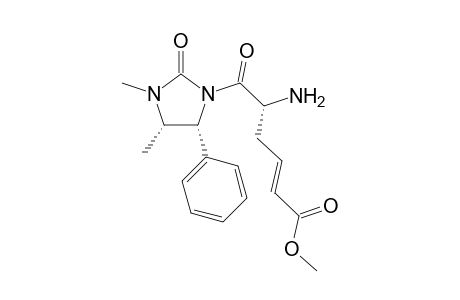(E,5S,4'S,5'R)-Methyl 5-Amino-6-(3',4'-Dimethyl-2'-oxo-5'-phenyl-1'-imidazolyldinyl)-6-oxo-2-hexenoate