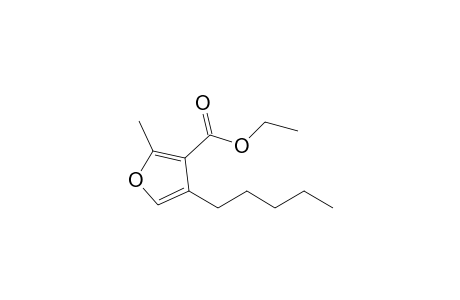 2-Methyl-3-(ethoxycarbonyl)-4-(n-pentyl)furan