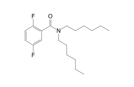 2,5-Difluorobenzamide, N,N-dihexyl-