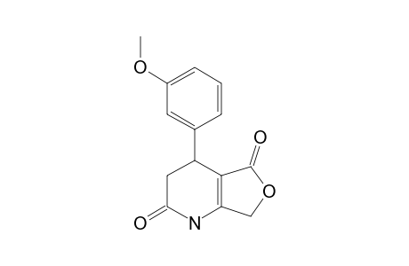 4-(3'-METHOXYPHENYL)-3,4-DIHYDROFURO-[3,4-B]-PYRIDINE-2,5-(1H,7H)-DIONE