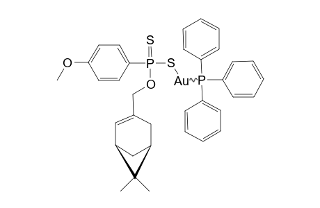 [AU(PPH3)(R1PS2(OR2)],(R1:4-METHOXYPHENYL),[R2:(-)-MYRTENYL]