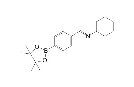 4-(Cyclohexyliminomethyl)benzeneboronic acid pinacol ester