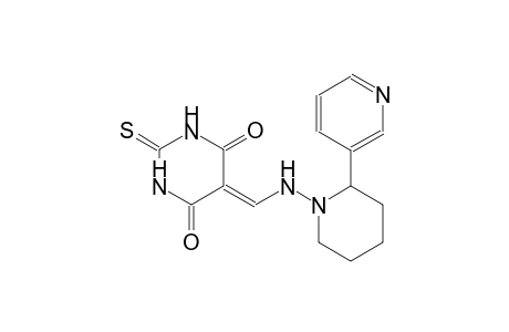 5-({[2-(3-pyridinyl)-1-piperidinyl]amino}methylene)-2-thioxodihydro-4,6(1H,5H)-pyrimidinedione