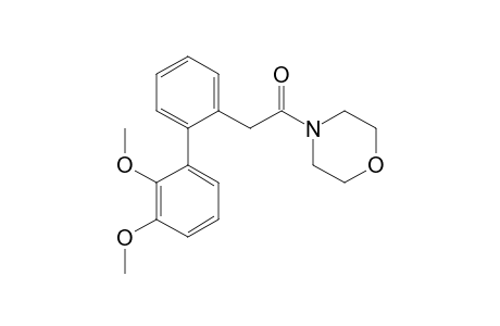 2-[2-(2,3-dimethoxyphenyl)phenyl]-1-(4-morpholinyl)ethanone