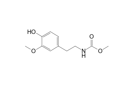 Methyl N-[2-(3-methoxy-4-oxidanyl-phenyl)ethyl]carbamate