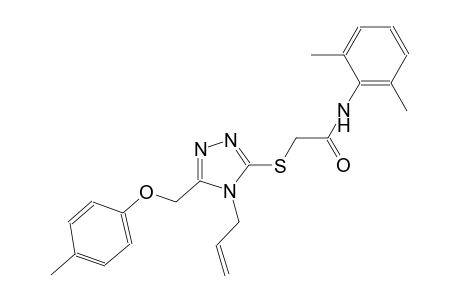 2-({4-allyl-5-[(4-methylphenoxy)methyl]-4H-1,2,4-triazol-3-yl}sulfanyl)-N-(2,6-dimethylphenyl)acetamide