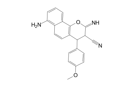 7-Amino-2-imino-4-(4-methoxyphenyl)-3,4-dihydrobenzo[h]chromene-3-carbonitrile
