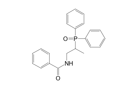 Benzamide, N-[2-(diphenylphosphinyl)propyl]-, (.+-.)-