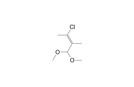 (E,Z)-3-chloro-1,1-dimethoxy-2-methyl-2-butene