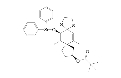 (2RS,5RS,9SR,10RS)-9-tert-Butyldiphenylsiloxy-6,10-dimethyl-2-pivaloyloxyspiro[4.5]dec-6-en-8-one isomer