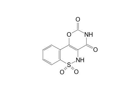 2H,5H-1,3-OXAZINO[5,6-c][1,2]BENZOTHIAZINE-2,4(3H)-DIONE, 6,6-DIOXIDE